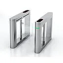 Bi-directional Stainless Steel Swing Turnstile with acrylic arms
