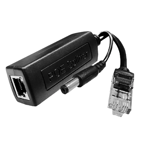 [4244113] 48V POE Активен Сплитер 12V водоустойчив приложим за не POE IP камери и други мержови 10/100mbps с кабелни конектори
