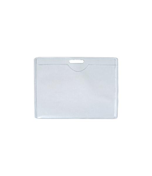 PVC badge pouch - vertical 6.5x10
