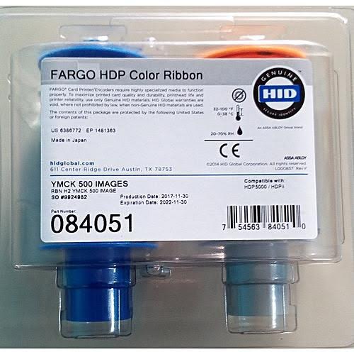 YMCK color ribbon for Fargo printers -84051