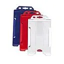 Open badge holder - horizontal