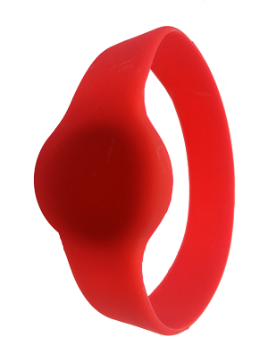 [4153079] Силиконова RFID гривна (125 kHz ASK EM4100 compatible , 65 мм, Син)