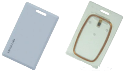 [4153107] RFID card Clamshell 125 kHz ASK (EM4102 compatible)  (125 kHz ASK EM4100 compatible, with printed number)