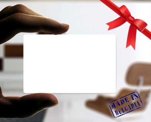 White Plastic PVC Card