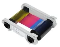 5 panel color ribbon HALF-YMCKO for Evolis printers